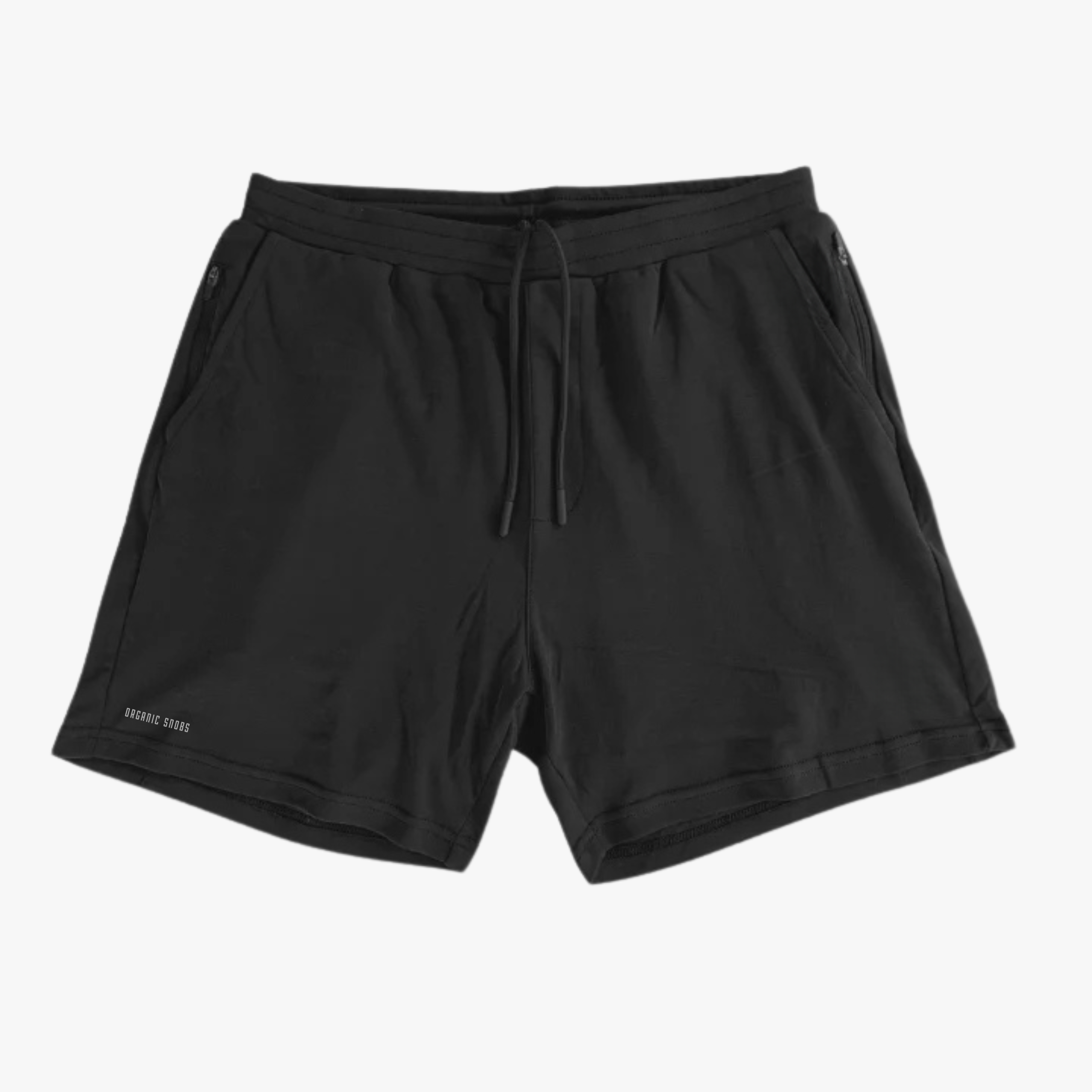 100% Organic Cotton Shorts (100% Merino Wool Liner) / Black