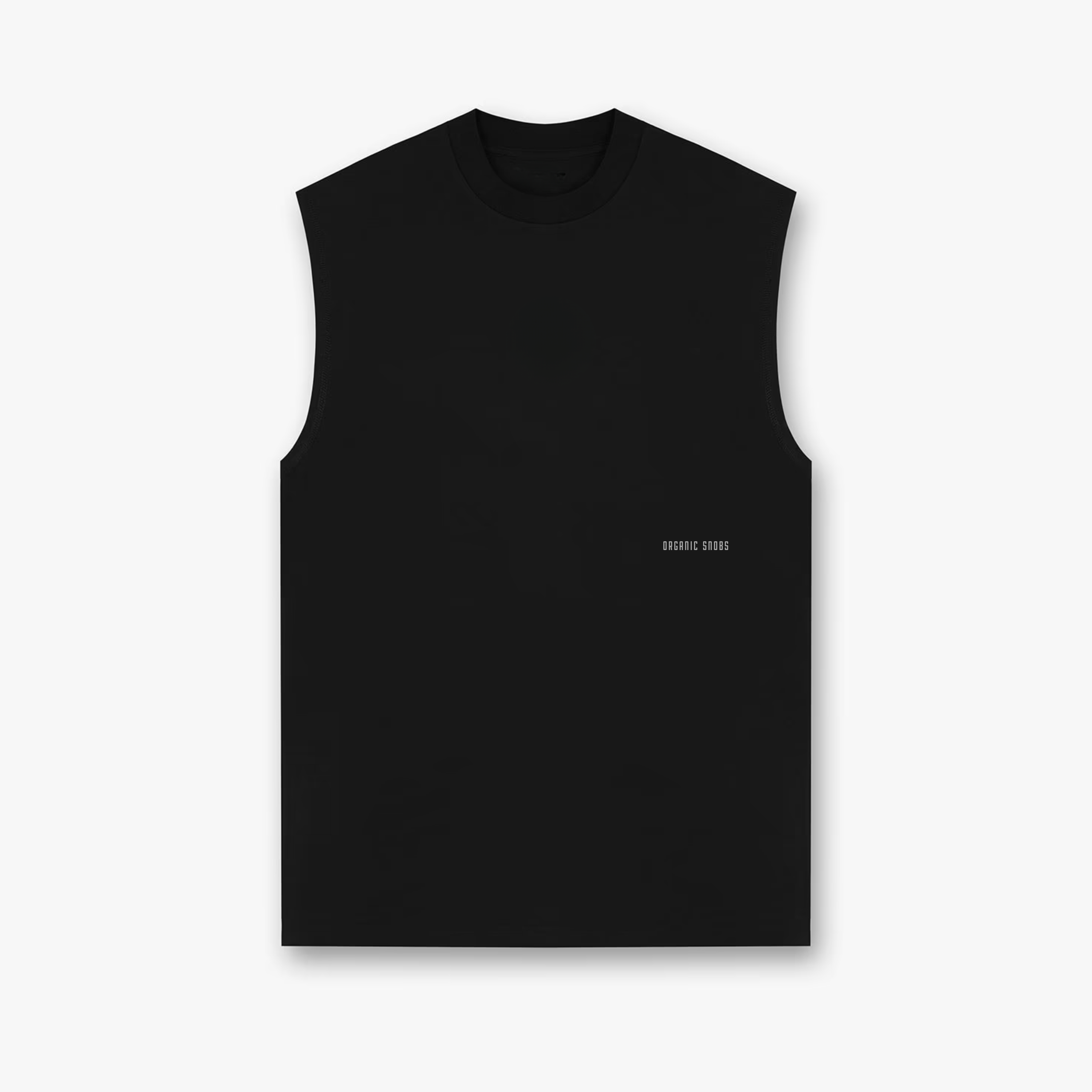 100% Organic Cotton Tank / Black